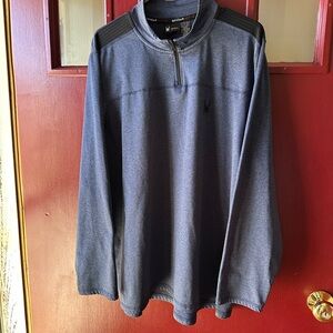 Spyder Men's Dark Blue Quarter Zip Pullover